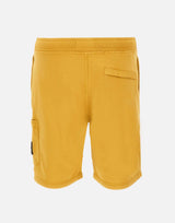 Bermuda in felpa di cotone biologico 6200011S0051 V0034 STONE ISLAND 