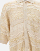 Camicia in maglia jacquard "Laneus" S5LAMAPO003 00231 LANEUS 