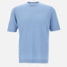 T-shirt in crepe di cotone TS0MC CR14R811 FILIPPO DE LAURENTIIS 