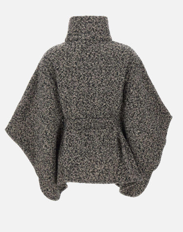 Poncho con cintura 2F5025T0300 00128 LIU-JO 