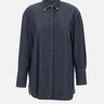 Camicia in cotone effetto denim 5410P000265N 034 ELENA MIRO'