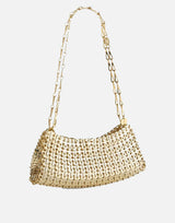 "1969 clutch gold metal bag" 26ESS0572MET769 P711 RABANNE 