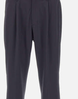 Pantaloni elasticizzati in misto lana PT000163U 128089200 HERNO 