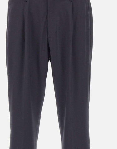 Pantaloni elasticizzati in misto lana PT000163U 128089200 HERNO 