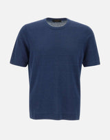 T-shirt  in lino e cotone 57140 18637598 GRAN SASSO 