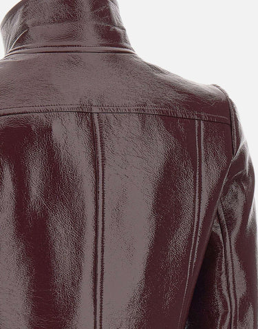 "Reedition Vinyl Jacket" PERCBL005VY0014 BURGUNDY COURREGES 