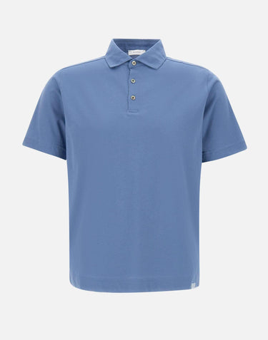 Polo in cotone Supima DK87102 INDACO DIKTAT 
