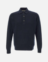 Polo in maglia di lana e cashmere PL3ML WC7R891 FILIPPO DE LAURENTIIS 