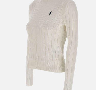 Maglia a girocollo in cotone a trecce 211971869 007 POLO RALPH LAUREN 
