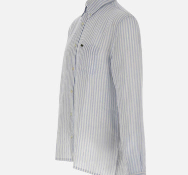 Camicia di lino a righe CH6985 29I LACOSTE 
