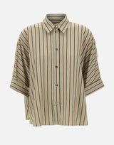 Camicia in rayon a righe CA6351T553A P9641 LIU-JO 