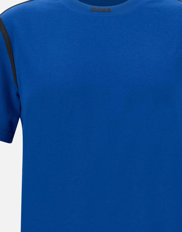 T-shirt "Tee tape" in cotone stretch 50531230 424 BOSS 