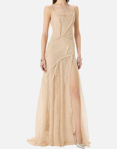 Abito lungo in pizzo 4A456A N0147 BLUMARINE 