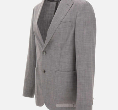 Blazer slim fit in lana vergine 50561991 072 BOSS 