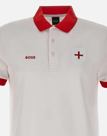 Polo "Paddy" con dettaglio bandiera paese 50559263 101 BOSS 