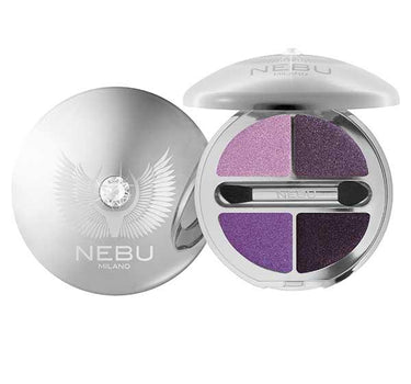 Nebu Milano Diamond Eyes Eyeshadow Palette Violet Love & Life P404 P404 PLATINUM NEBU MILANO 