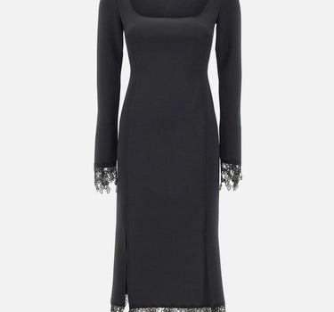 Abito midi con pizzo 2A704A N0990 BLUMARINE 