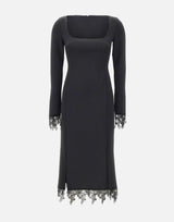 Abito midi con pizzo 2A704A N0990 BLUMARINE 