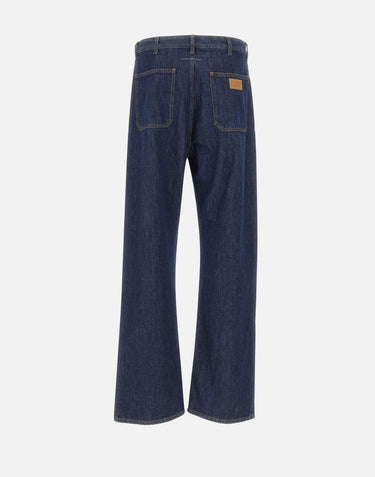 Jeans ampi con strappi SH0LA0049 M30055967 MM6 MAISON MARGIELA 