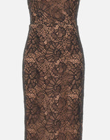Abito in pizzo con scollo all'americana 116266 100 ROTATE BIRGER CHRISTENSEN 