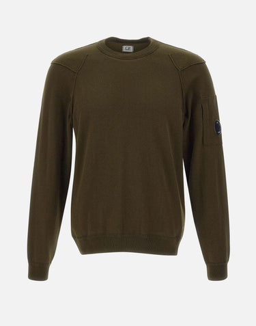 "Sea Island Crewneck Lens Knit" 18CMKN026A 004037A683 C.P. COMPANY 