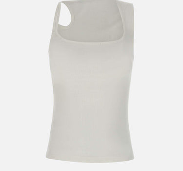 "Lounge dirndl tank  top" 10410420401 WHT OTTOLINGER 