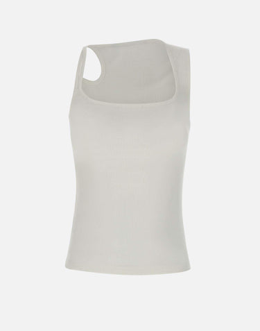 "Lounge dirndl tank  top" 10410420401 WHT OTTOLINGER 