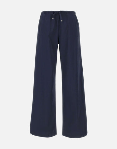 Pantaloni ampi in misto cotone PT000213D 132889200 HERNO 