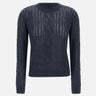 Maglia "Nocturne" in viscosa e lino O0313701 XLV THEORY 