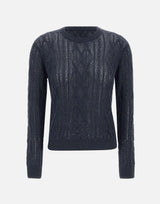 Maglia "Nocturne" in viscosa e lino O0313701 XLV THEORY 