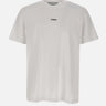 T-shirt con logo ricamato e stampa sul retro F0256325 1101 ICEBERG 