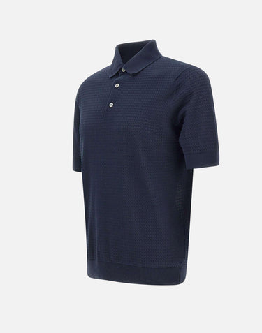 Polo in crêpe di cotone PL1MC CR14T890 FILIPPO DE LAURENTIIS 