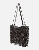 "Sac1969 tote flip bag in leather" 25ASS0544CLF257 M232 RABANNE 