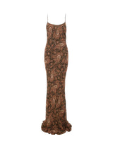 Abito lungo "Ninfea" TM190131B TNV143PAISLEY THE ANDAMANE 