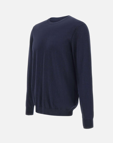 Maglia in seta e cotone DK87046 BLU DIKTAT 