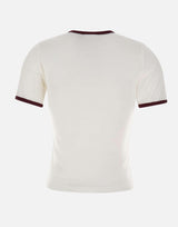 T-shirt "Signature Contrast" 125JTS017JS0203 WHTBURG COURREGES 