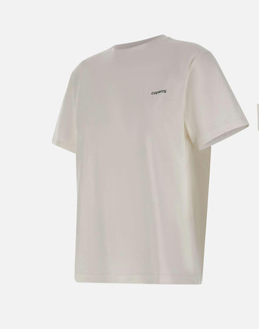T-shirt boxy con logo COPJS03504 WHITE COPERNI 