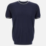 T-shirt in maglia DK87060 BLU DIKTAT 