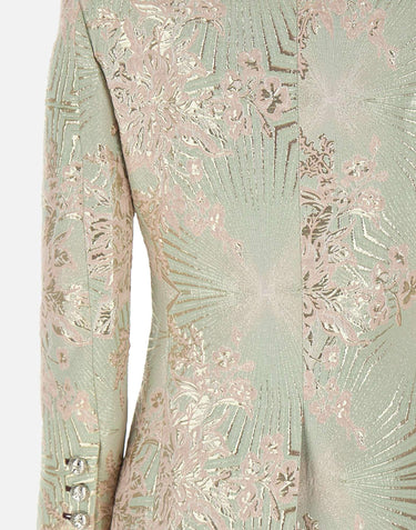 Giacca sartoriale jacquard WT002 LTGREEN JACQUES WEI 