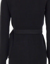 Abito in maglia con spalline imbottite MF5371MS99E 22222 LIU-JO 