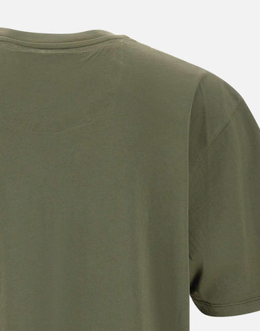T-shirt "Naif" in cotone NAIFR00470 MILITARE BOB 