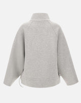 Felpa con mezza zip in scuba 116241 1472 ROTATE BIRGER CHRISTENSEN 