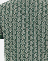 Polo in jacquard con monogramma DH1417 D1R LACOSTE 