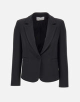 Blazer in crepe RI1CO016 0001 KAOS 