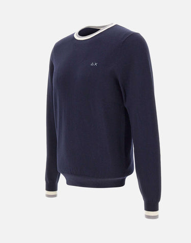 Maglia in lana e cotone K45145 07 SUN68 