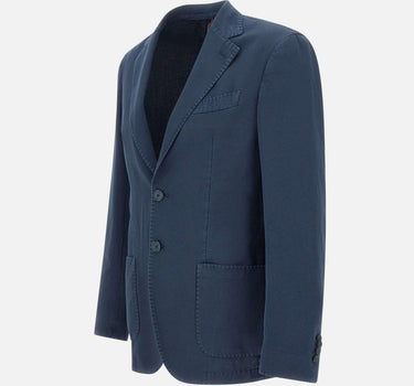 Blazer in cotone e lino DS3177 78B SANTANIELLO 