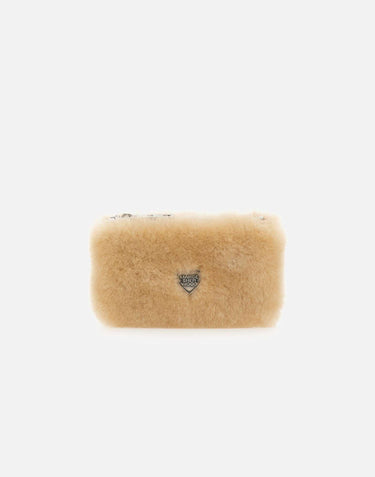 "Shearing zipper wallet" FF011711 BEIGE MARGESHERWOOD 
