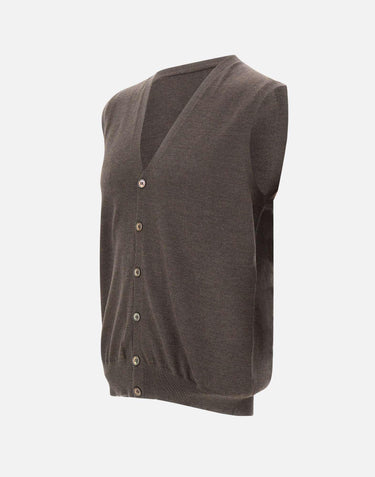 Cardigan in lana merino 58182 14296186 GRAN SASSO 