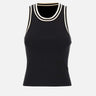 Top con profili a contrasto SP5NT012 0001 KAOS 