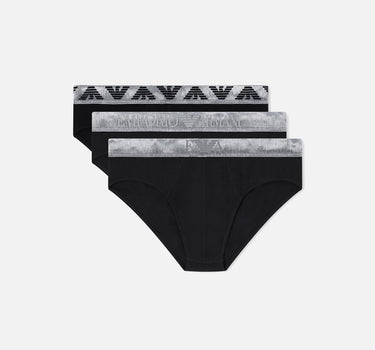 Set tre slip in cotone stretch EM000258 AF18886MC061 EMPORIO ARMANI 